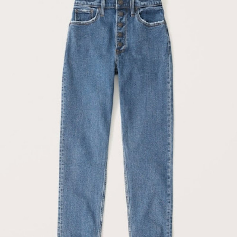 Abercrombie High Rise Mom Jeans